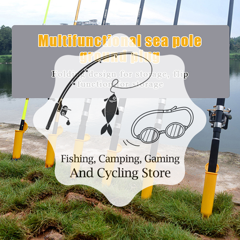 Fishing Rod Surf - 2-Pcs Foldable Surf Fishing Rod Holder