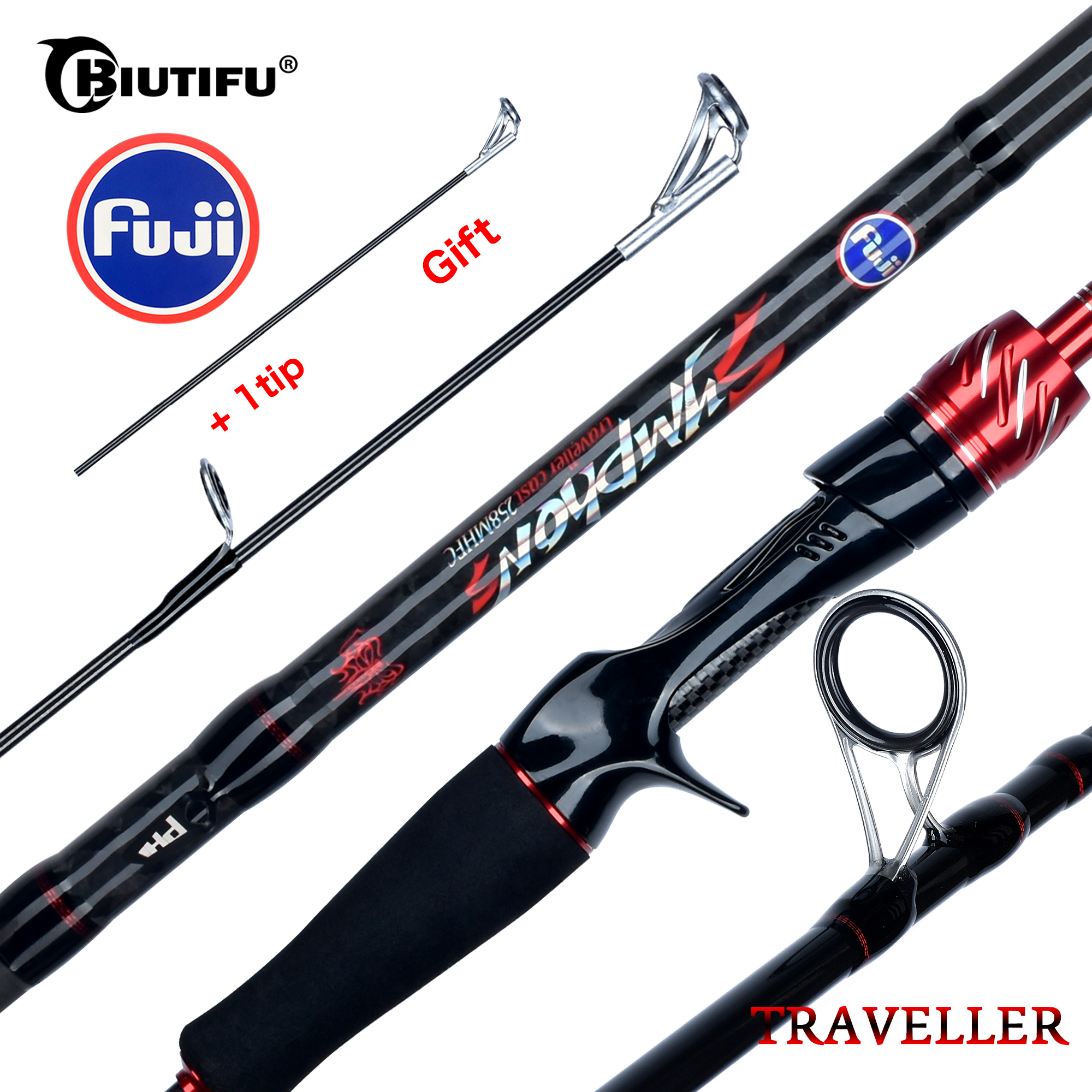 BIUTIFU Spinning Casting Fuji  - Fishing Rod Surf recensie en prijs