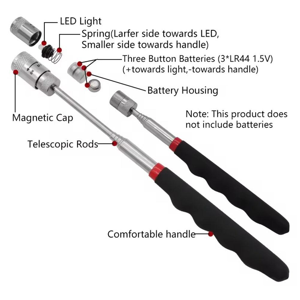 Telescopic Magnetic Pen with L - Fishing Rod Travel recensie en prijs