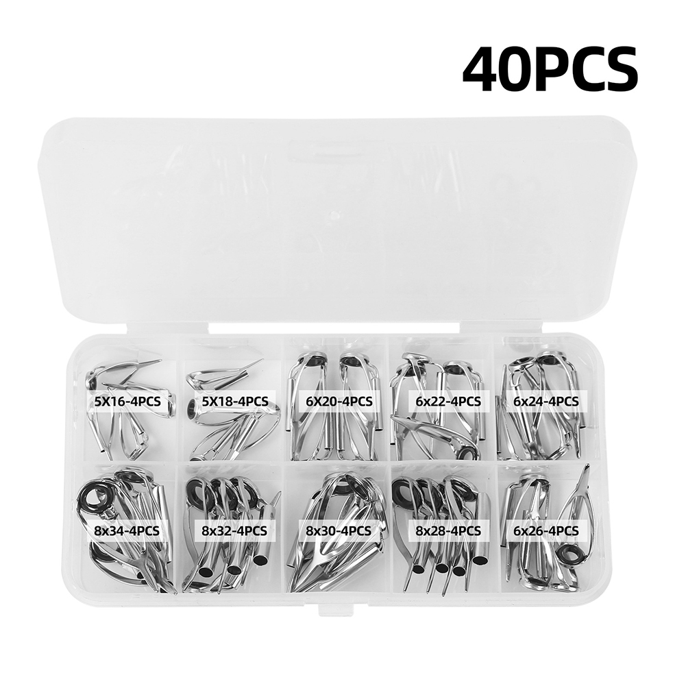 10/40pcs Fishing Rod Guide Rin - Fishing Rod Guide Replacement recensie en prijs
