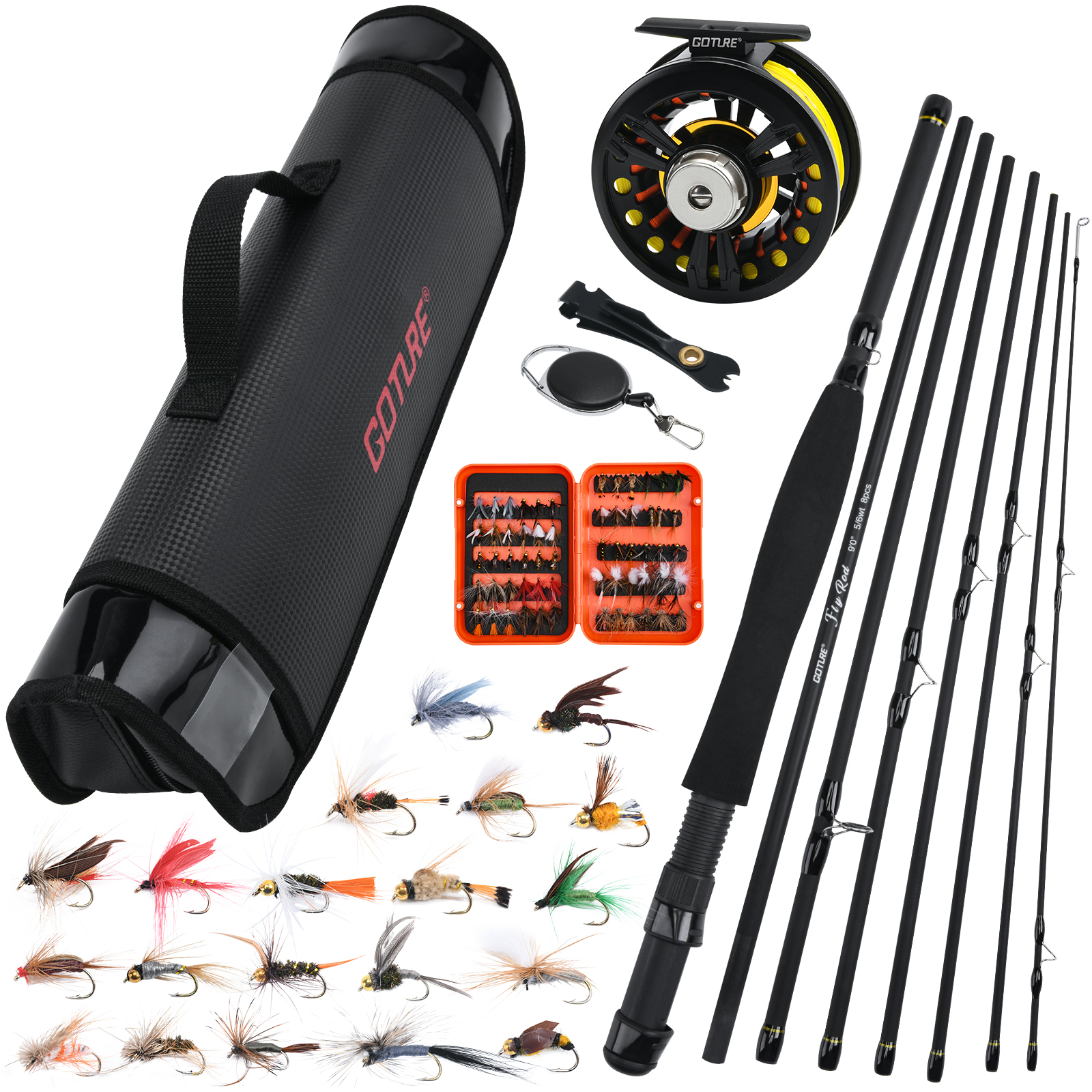 Goture 8Section Travel Fly Fis - Fishing Rod Fly recensie en prijs