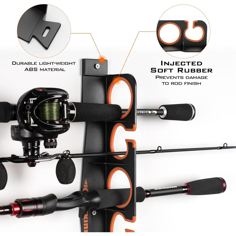 Rod Holder Organizer: Wall/Cei - Fishing Rod Combo recensie en prijs