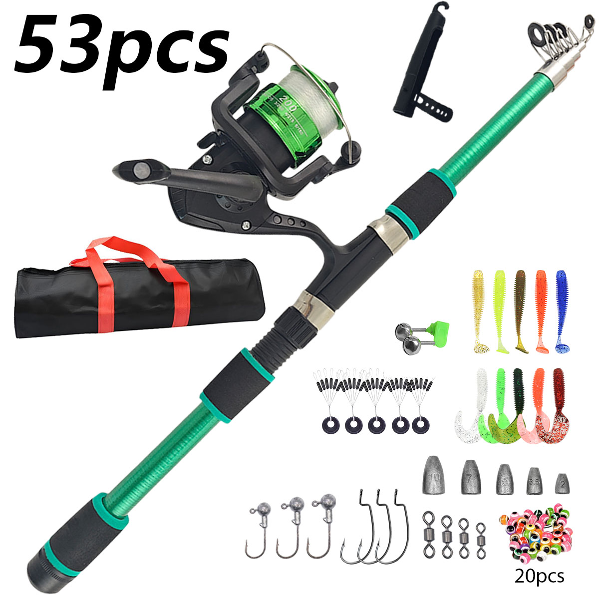 Portable Telescopic Fishing Ro - Fishing Rod Combo recensie en prijs