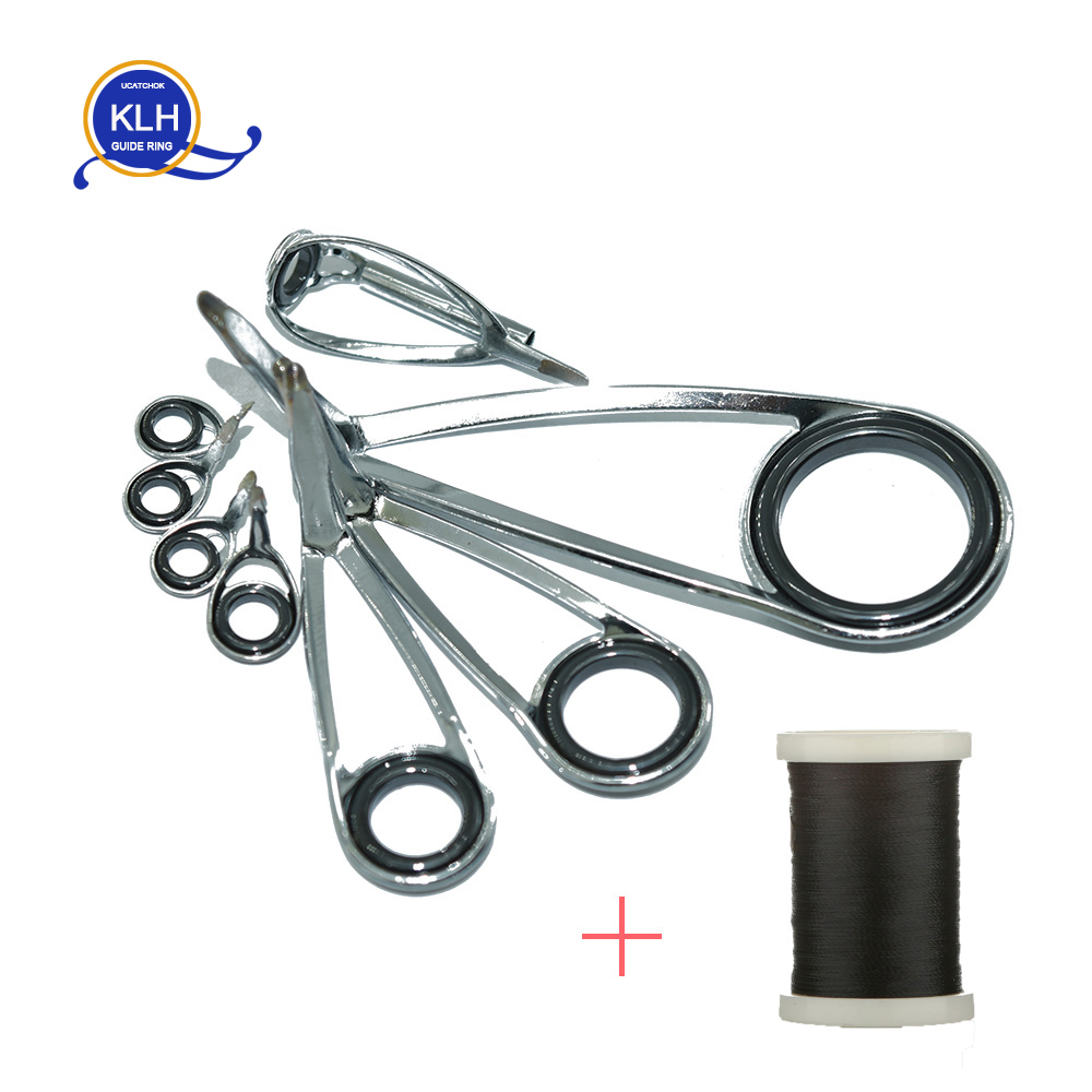 8pcs/Kit KLH Bracket Stainless - Fishing Rod Building Kit recensie en prijs