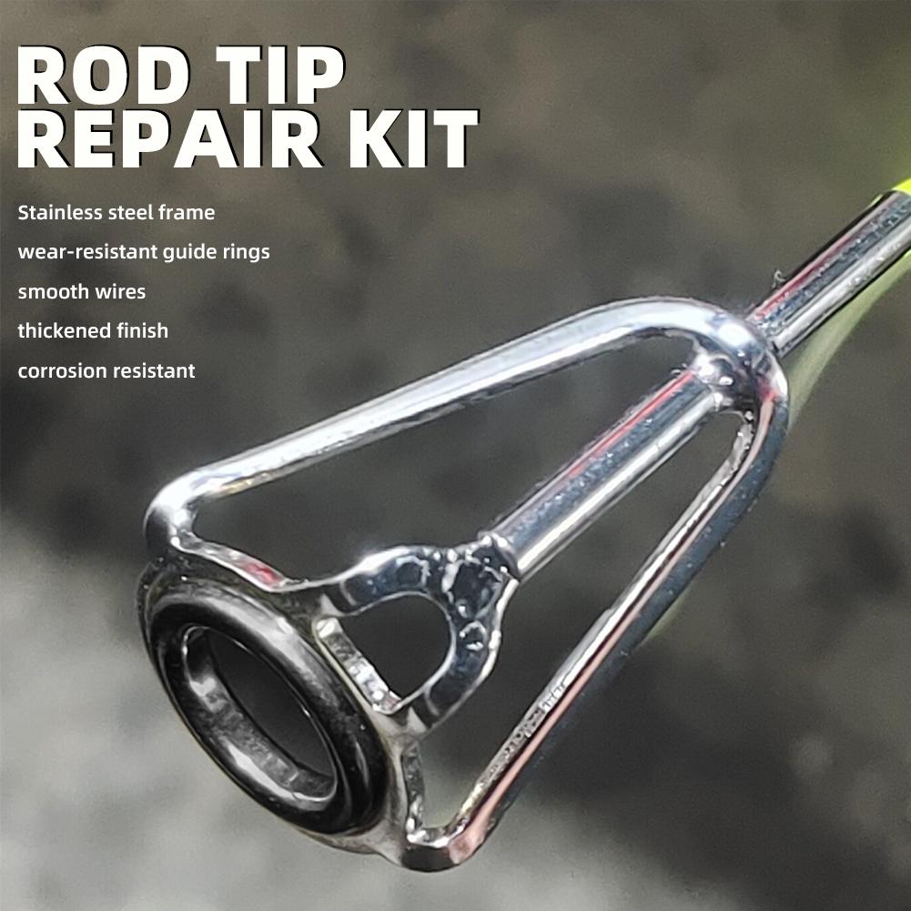 Rod Tip Repair Kit 10pcs Fishi - Fishing Rod Guide Replacement recensie en prijs