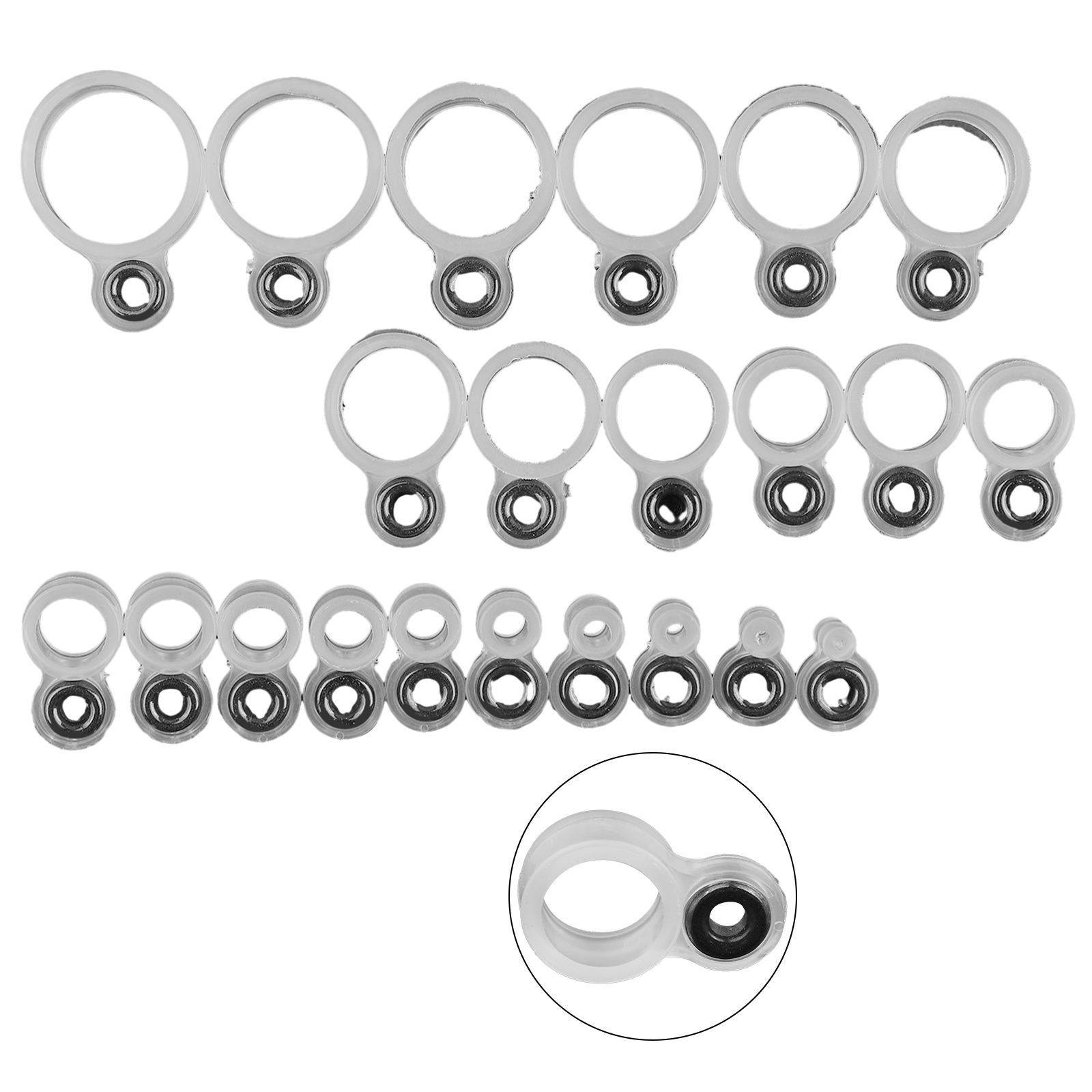 14/22Pcs Fishing Rod Eyelet Re - Fishing Rod Guide Replacement recensie en prijs