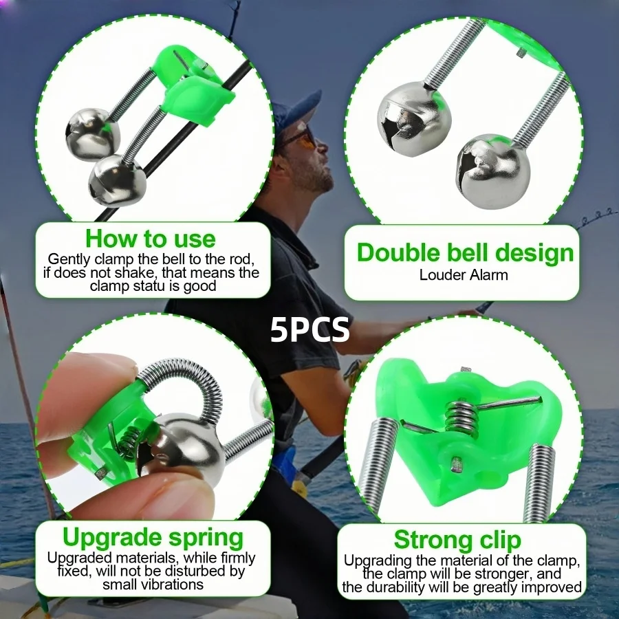 5 Pack Fishing Rod Bells Extra - Fishing Rod Ice recensie en prijs