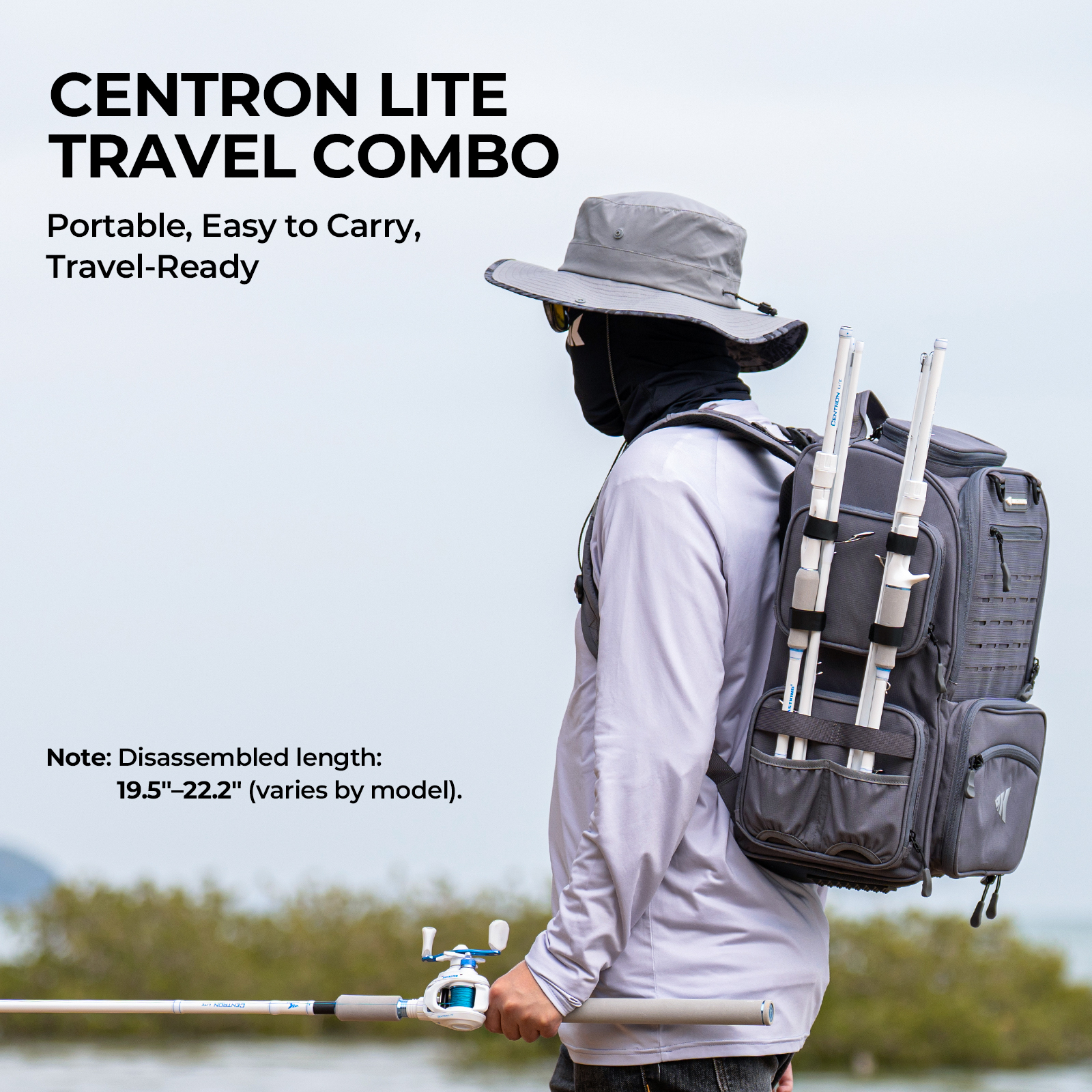 KastKing Centron Lite Travel C - Fishing Rod Combo recensie en prijs