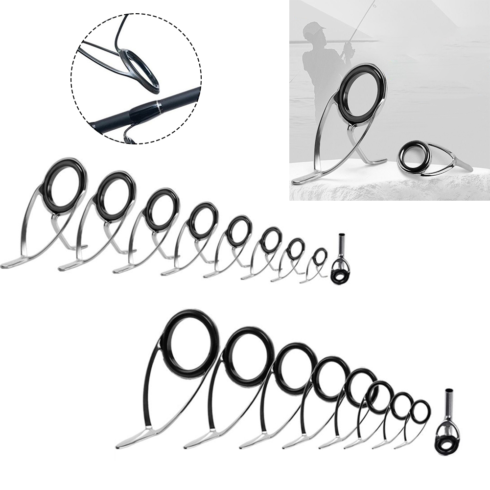 9pcs Stainless Steel Fishing R - Fishing Rod Guide Replacement recensie en prijs