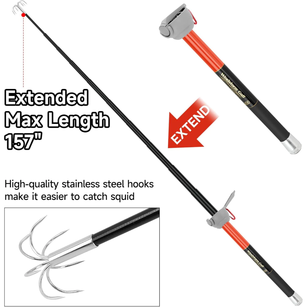 SANLIKE Fishing-Squid Gaff 3M/ - Fishing Rod Carbon Fiber recensie en prijs