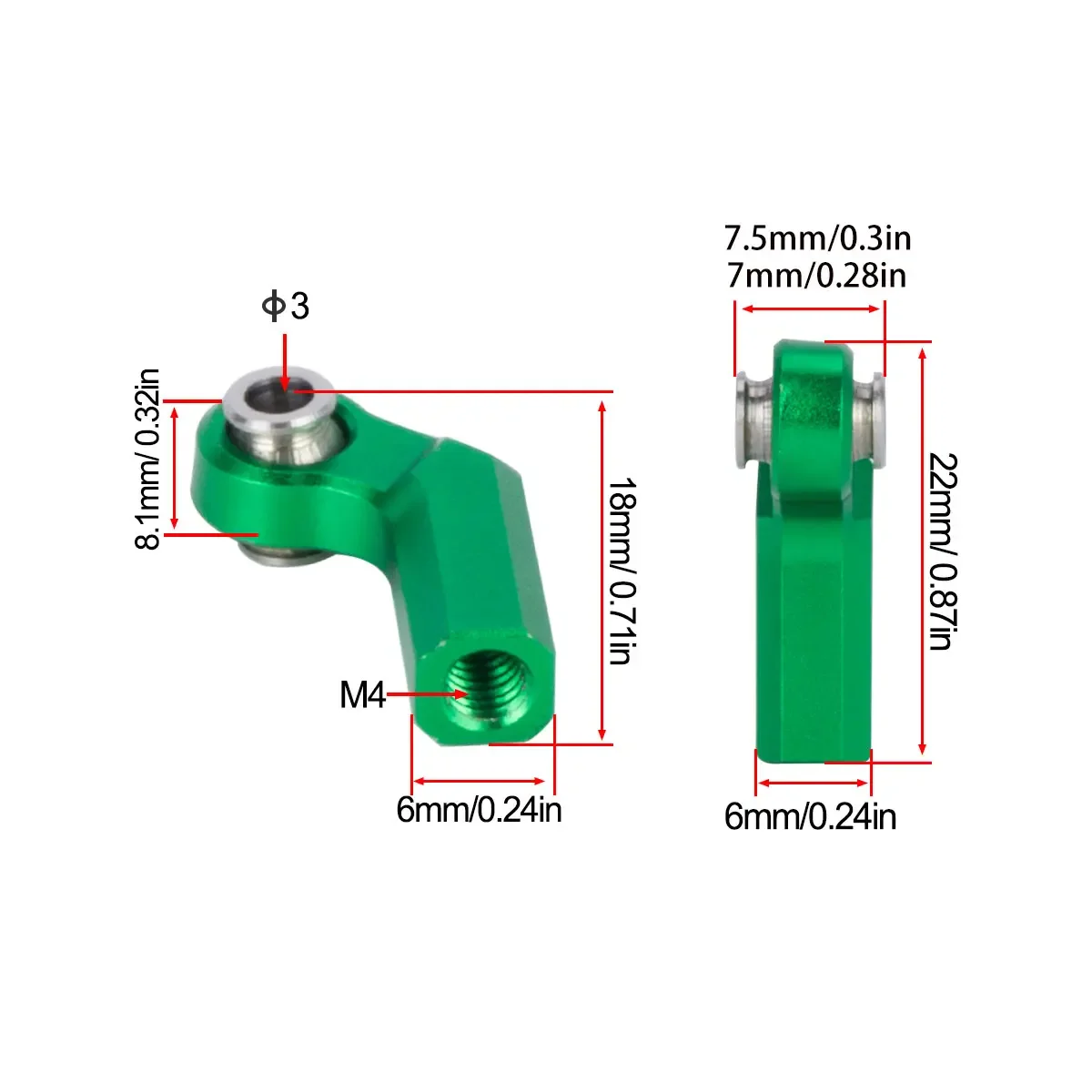 4Pcs M4 Metal Ball Head Holder - Fishing Rod Holder recensie en prijs