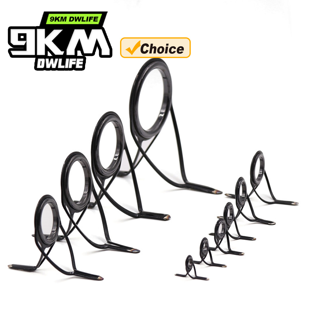 9KM OB Curved Rod Guide Kit 10 - Fishing Rod Spinning recensie en prijs