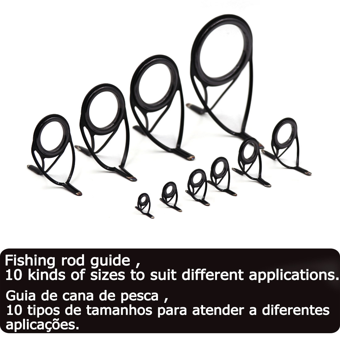 9KM OB Curved Rod Guide Kit 10 - Fishing Rod Spinning recensie en prijs