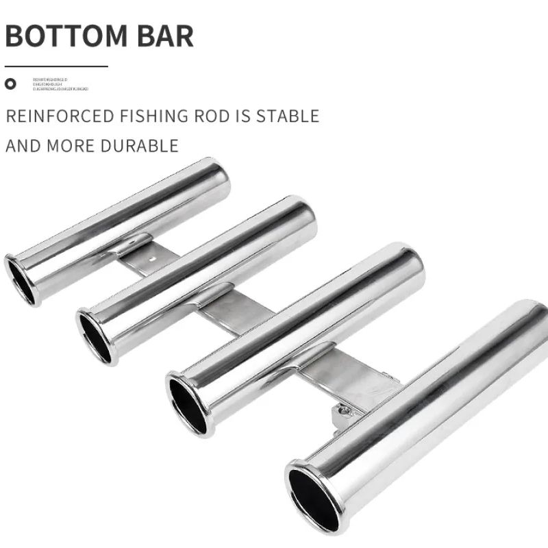 Stainless Steel 4 Tubes Rod ho - Fishing Rod Rack recensie en prijs