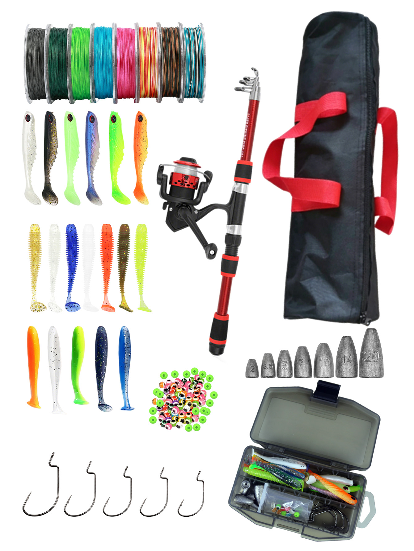 Fishing Rod Reel Combos Collap - Fishing Rod Spinning recensie en prijs
