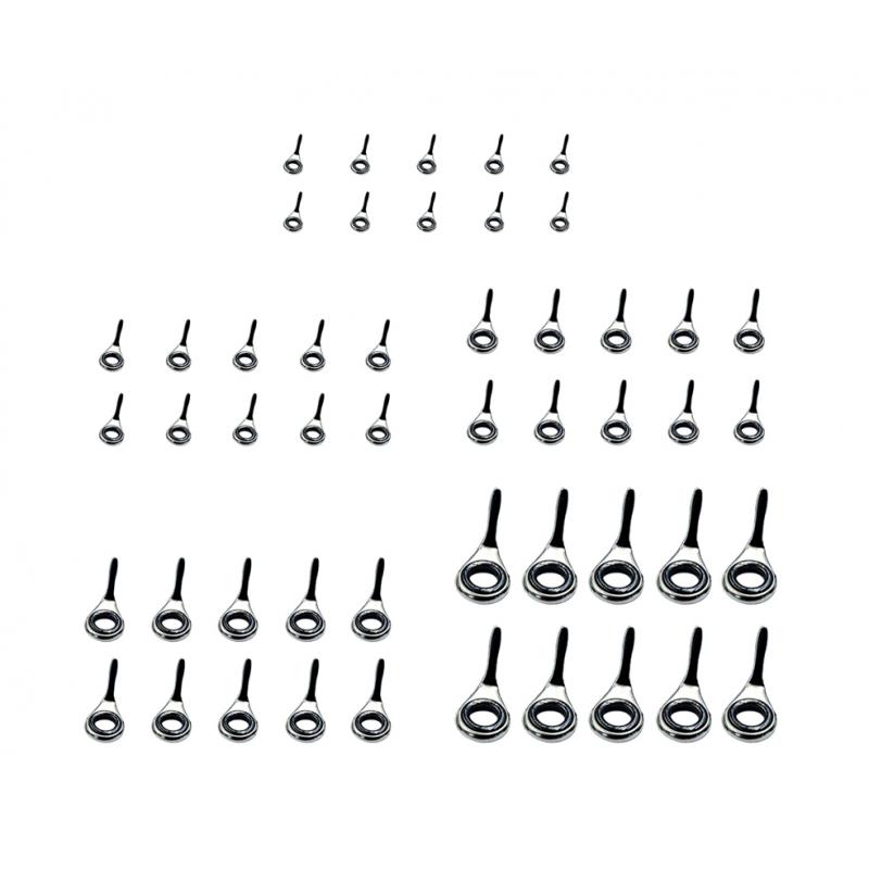 Set of 10 Telescopic Fishing R - Fishing Rod Guide Replacement recensie en prijs