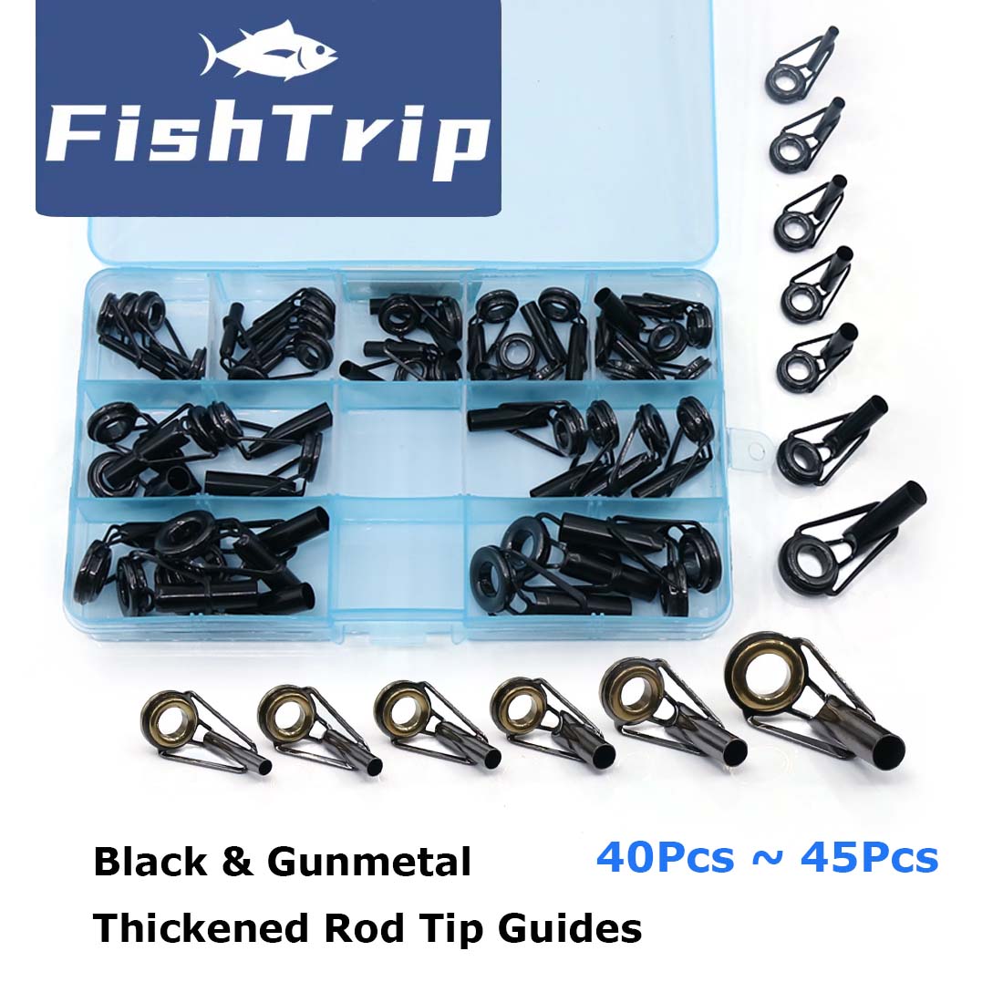 FishTrip Rod Tip Repair Kit 5~ - Fishing Rod Tip Replacement recensie en prijs
