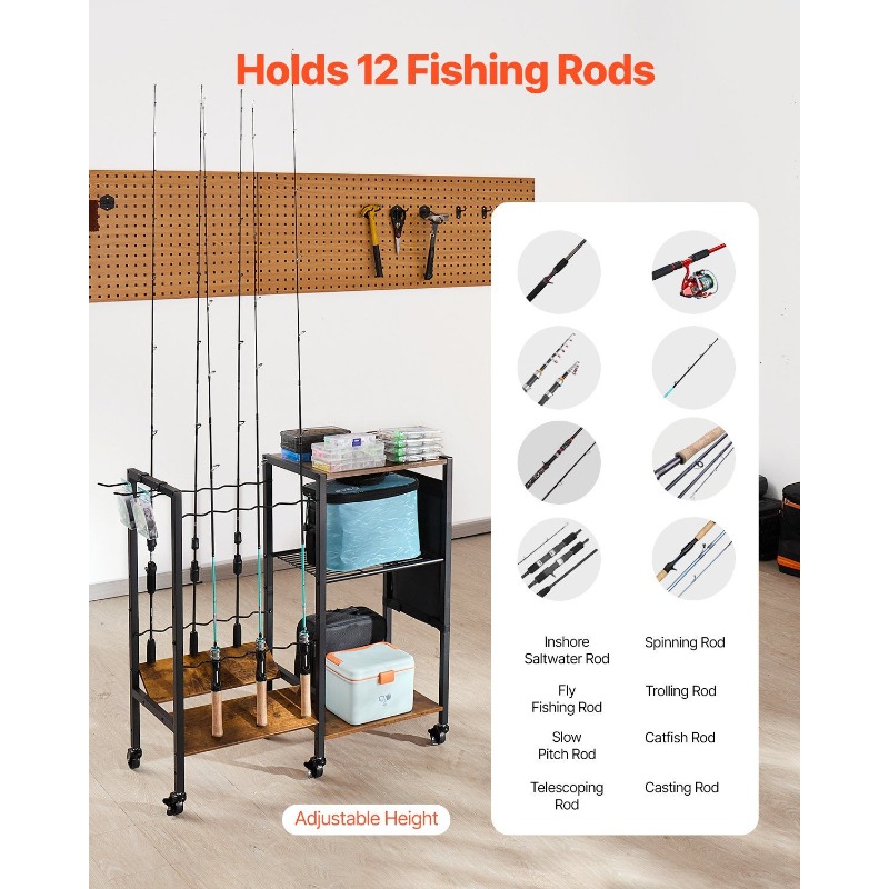 12 Pole Fishing Rod Holder Fis - Fishing Rod Holder recensie en prijs