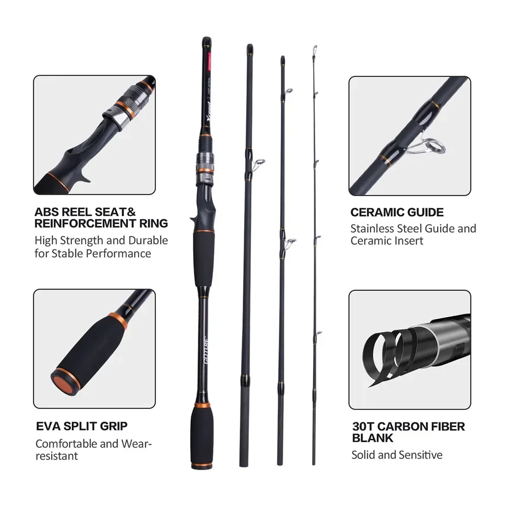 Goture Xceed 4 Setions Travel  - Fishing Rod Surf recensie en prijs