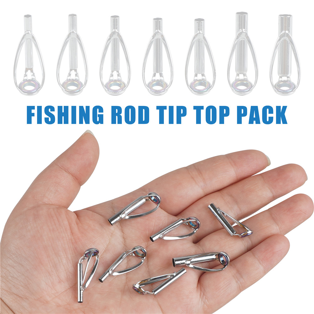 10Pcs Fishing rod guide tips r - Fishing Rod Tip Replacement recensie en prijs