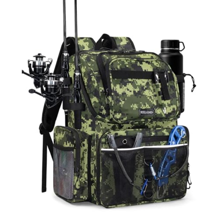 Fishing Backpack with Rod Hold - Fishing Rod Holder recensie en prijs