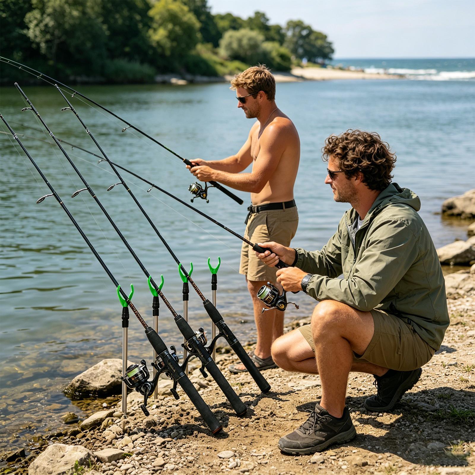 Fishing Rod Ground Holder 4 Pi - Fishing Rod Telescopic recensie en prijs
